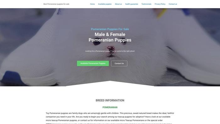 Clifpomeraniangarden.com - Pomeranian Puppy Scam Review