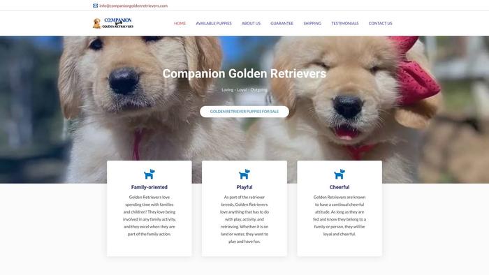 Companiongoldenretrievers.com - Golden Retriever Puppy Scam Review