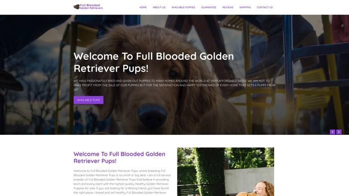 Fullbloodedgoldenretrievers.com - Golden Retriever Puppy Scam Review