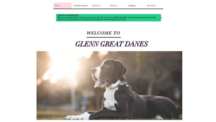 Glenngreatdanes.com - Great Dane Puppy Scam Review