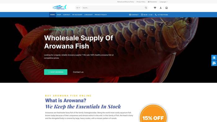 Global-fishfarm.com - Arowana Puppy Scam Review