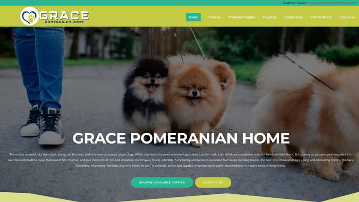 Gracepomeranianhome.com - Pomeranian Puppy Scam Review