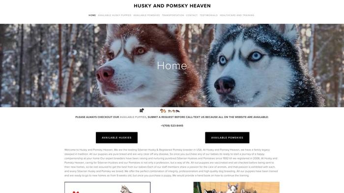 Huskyandpomskyheaven.com - Husky Puppy Scam Review