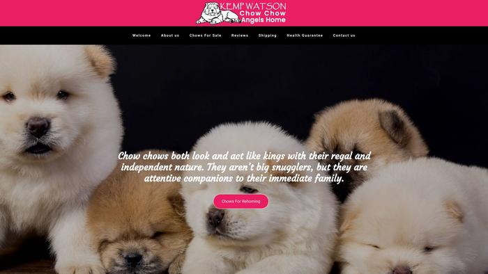 Kempwatsonchowchowangelshome.com - Chowchow Puppy Scam Review