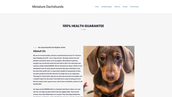 Miniaturedacshunds.com - Dachshund Puppy Scam Review