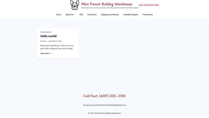 Minifrenchbulldogwarehouse.com - French Bulldog Puppy Scam Review