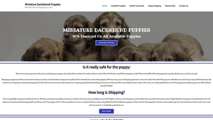 Minuaturedachshundpupps.net - Dachshund Puppy Scam Review