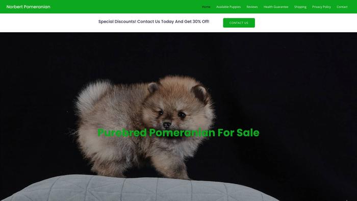 Norbertpomeranian.com - Pomeranian Puppy Scam Review