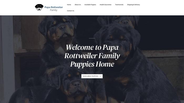 Paparottweilersfamily.com - Rottweiler Puppy Scam Review