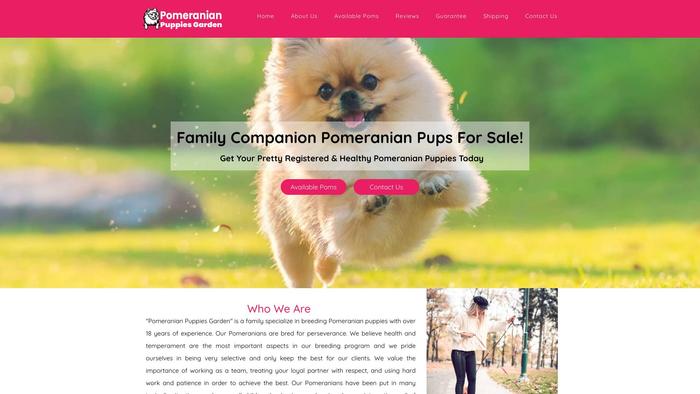 Pomeranianpuppiesgarden.com - Pomeranian Puppy Scam Review