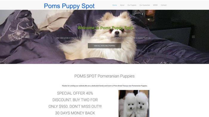 Pomspuppyspot.com - Pomeranian Puppy Scam Review