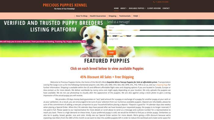 Preciouspuppieshome.com - Yorkshire Terrier Puppy Scam Review