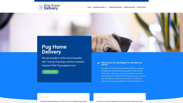 Pughomedelivery.com - Pug Puppy Scam Review