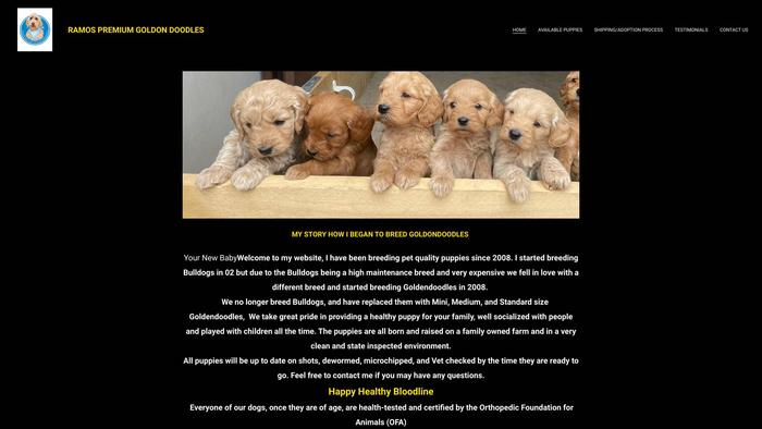 Ramosgoldondoodles.com - Golden Doodle Puppy Scam Review