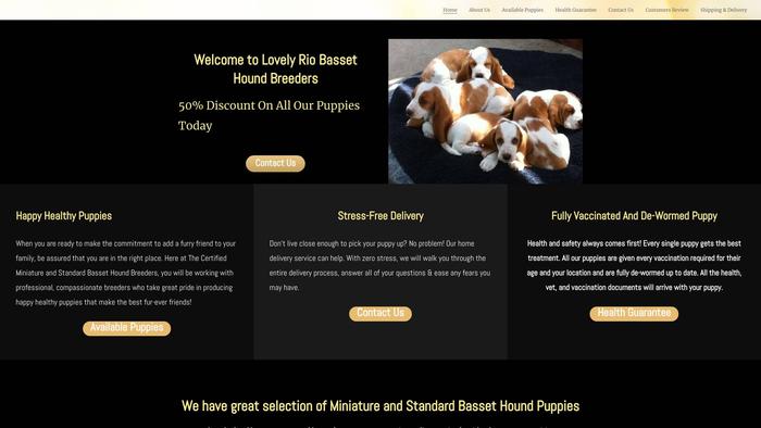 Riobassethoundbreeders.com - Bassethound Puppy Scam Review