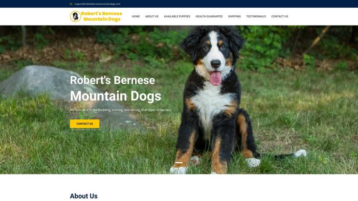 Robetsbernesemountaindogs.com - Bernese Mountain Dog Puppy Scam Review