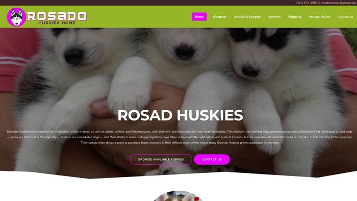 Rosadohuskies.com - Husky Puppy Scam Review