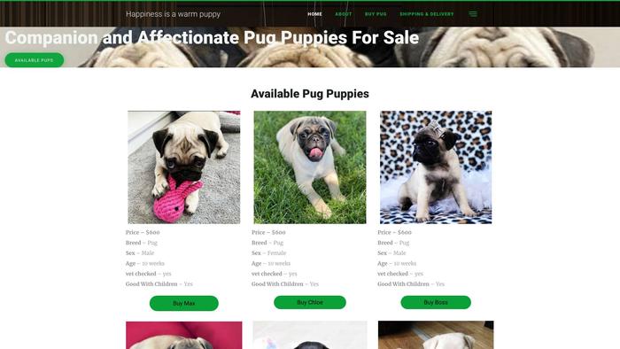 Smithpughome.com - Pug Puppy Scam Review