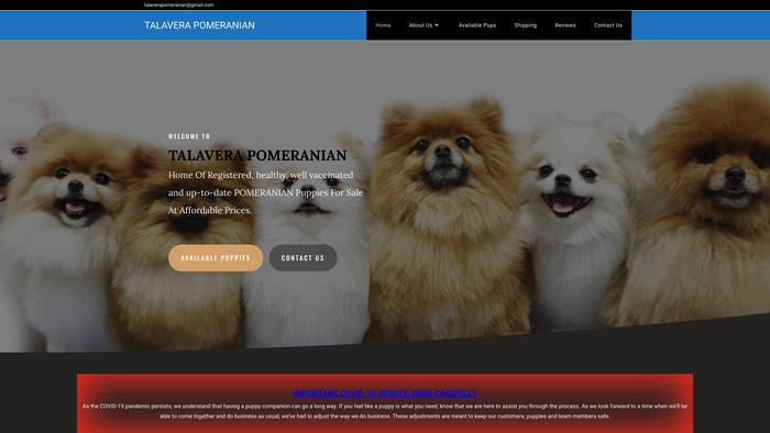 Talaverapomeranian.com - Golden Doodle Puppy Scam Review