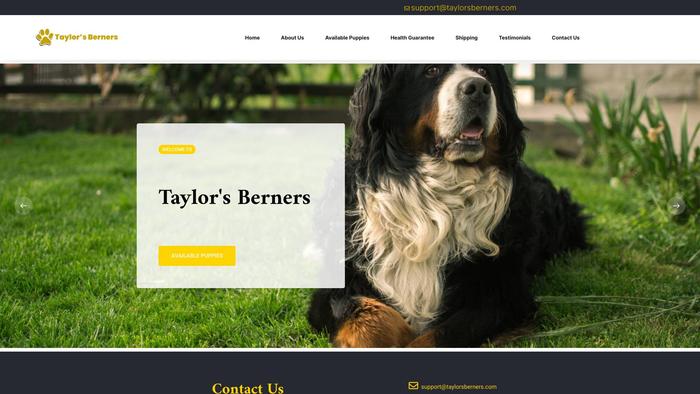 Taylorsberners.com - Bernedoodle Puppy Scam Review