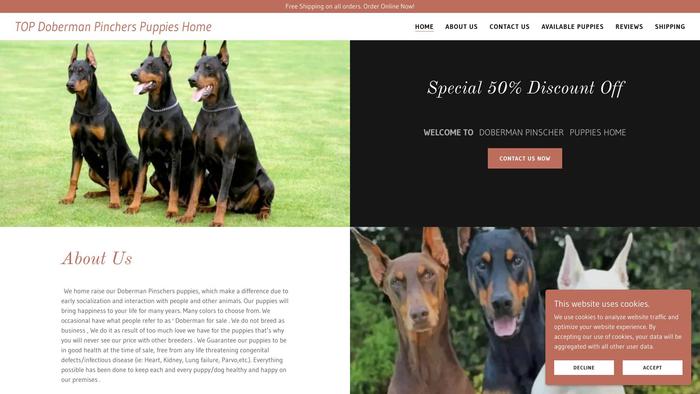 Topdobermanpinscherpups.com - Doberman Pinscher Puppy Scam Review