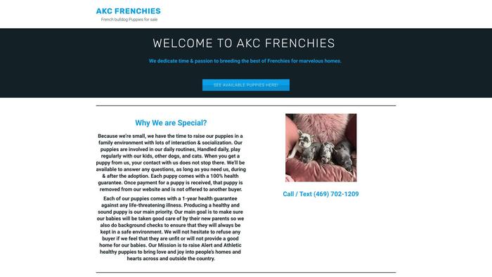 Akcfrenchies.net - French Bulldog Puppy Scam Review