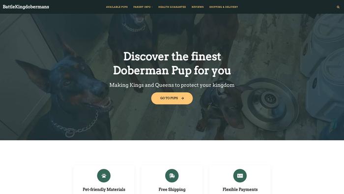 Battlekingdobermans.com - Doberman Pinscher Puppy Scam Review