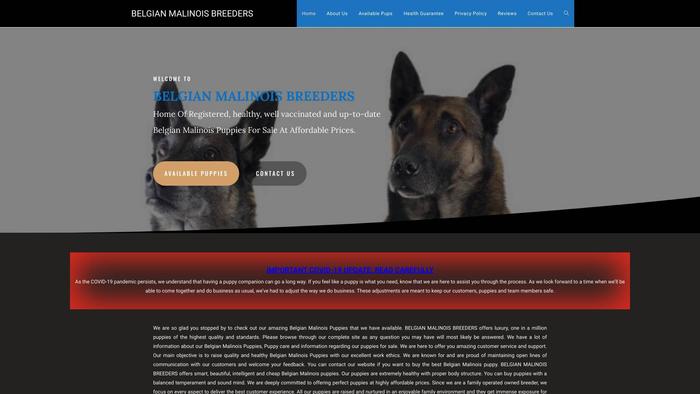 Belgian-malinoisbreeders.com - Germanshepherd Puppy Scam Review