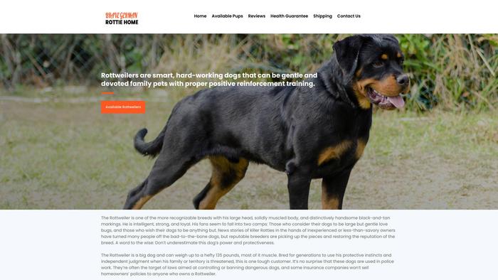 Bravegermanrottiehome.com - Germanshepherd Puppy Scam Review