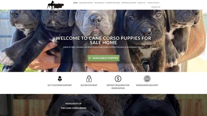 Canecorsopupp.com - Cane Corso Puppy Scam Review