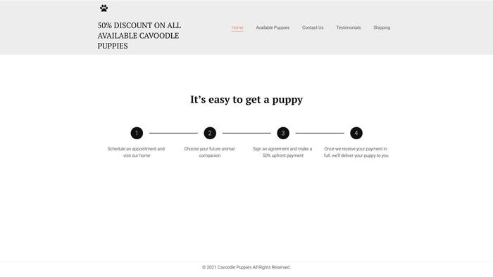 Cavapoopuppies0.com - Cavapoo Puppy Scam Review