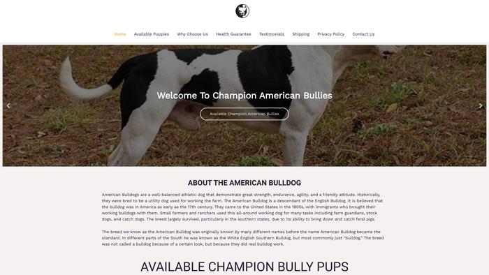 Championamericanbullies.com - Pit Bull Puppy Scam Review