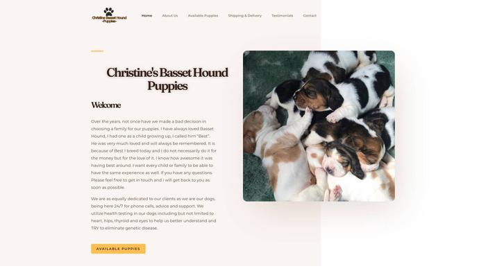 Christinebassethoundpuppies.com - Bassethound Puppy Scam Review