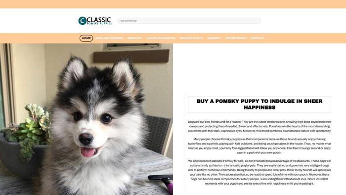 Classypomskypuppies.com - Pomeranian Puppy Scam Review