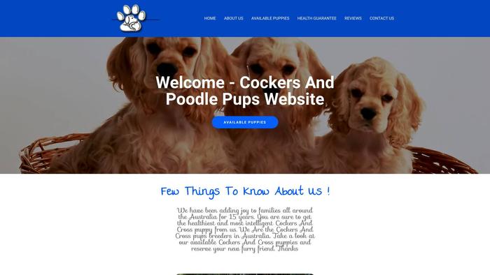 Cockerandspoodlepups.com - Cockerspaniel Puppy Scam Review