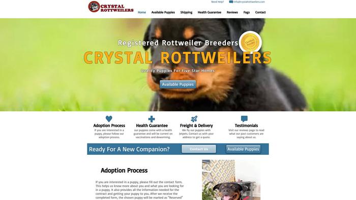 Crystalrottweilers.com - Rottweiler Puppy Scam Review