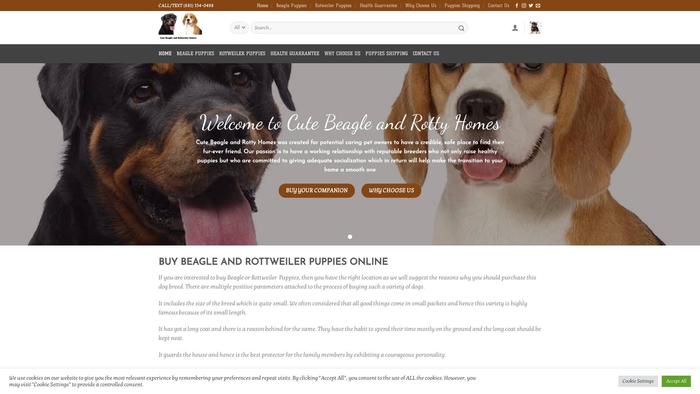 Cutebeagleandrottyhomes.com - Beagle Puppy Scam Review