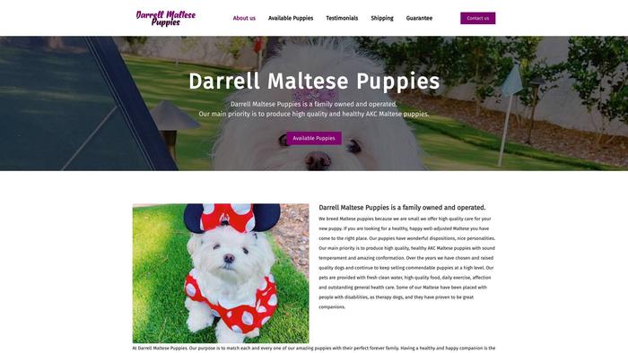 Darrellmaltesepuppies.com - Maltese Puppy Scam Review