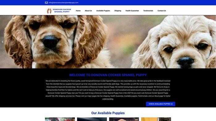 Donovancockerspanielpuppy.com - Cockerspaniel Puppy Scam Review