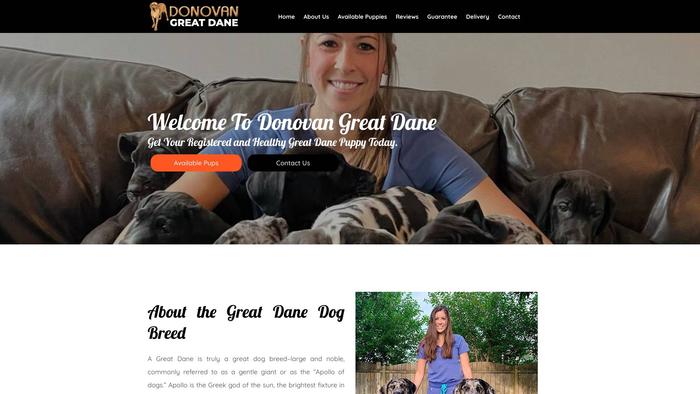 Donovangreatdane.com - Great Dane Puppy Scam Review