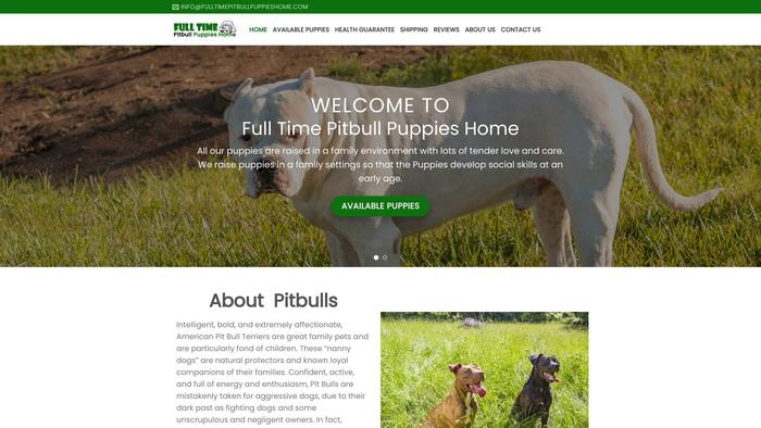 Fulltimepitbullpuppieshome.com - Pit Bull Puppy Scam Review