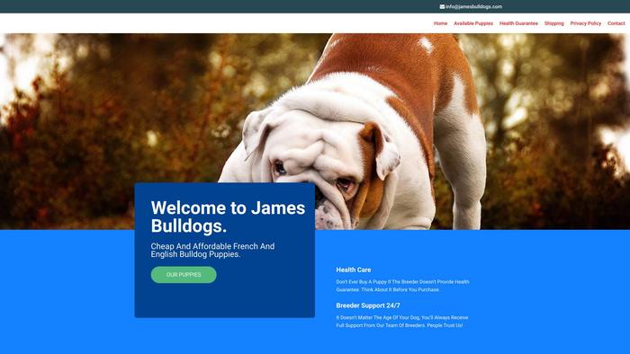 Jamesbulldogs.com - Bulldog Puppy Scam Review