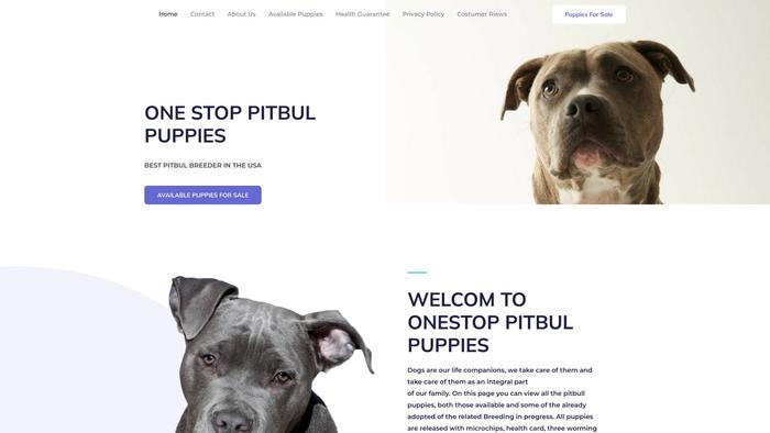 Onestoppitbulpuppies.com - Pit Bull Puppy Scam Review