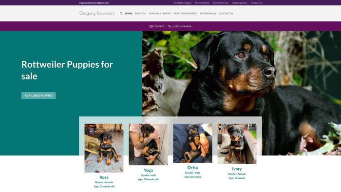 Oregonyrottweilers.com - Rottweiler Puppy Scam Review