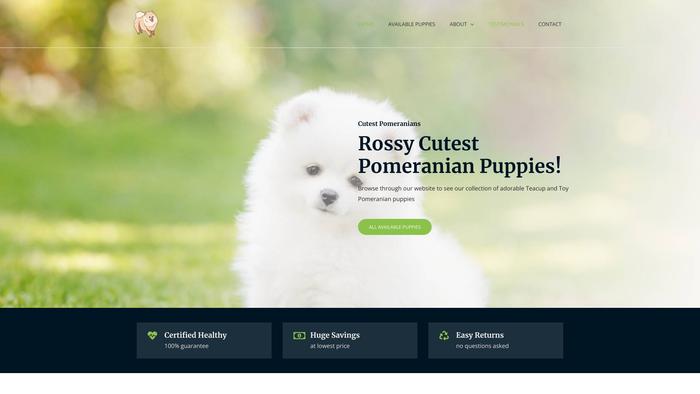 Rossycutestpomeranianpuppies.com - Pomeranian Puppy Scam Review