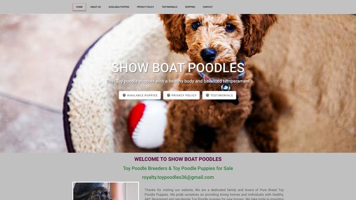 Showboatpoodles.com - Poodle Puppy Scam Review