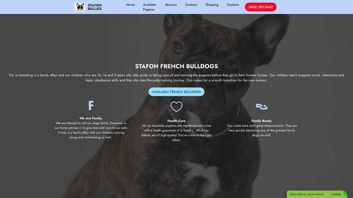 Stafonbullies.com - French Bulldog Puppy Scam Review