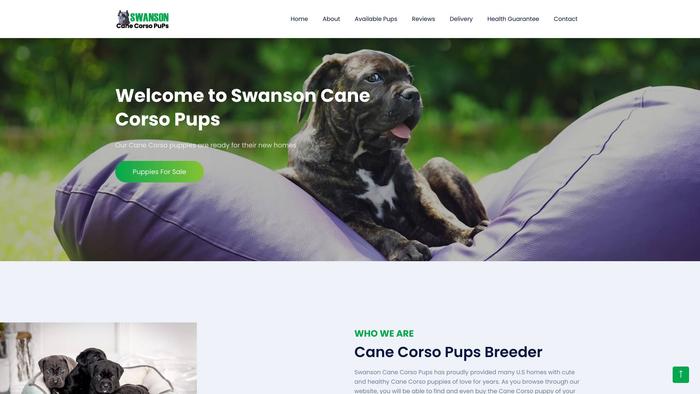 Swansoncanecorsopups.com - Cane Corso Puppy Scam Review