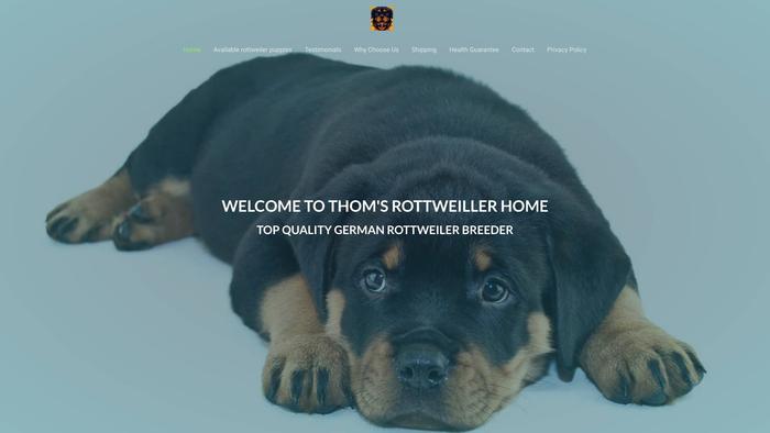 Thomsrottweilerhome.com - Rottweiler Puppy Scam Review