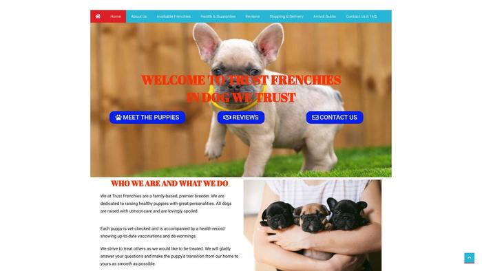 Trustfrenchies.com - French Bulldog Puppy Scam Review